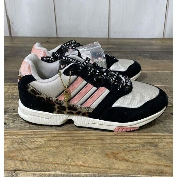 Adidas ZX 1000 Pam Pam Leopard Trace Pink Core Black Sneaker UNISEX M 7.5 W 9.5 - Picture 6 of 7
